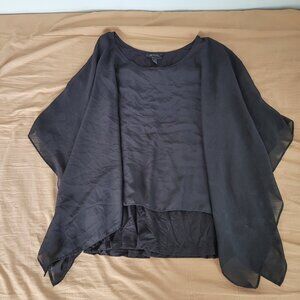 Sheer Tank-Tunic Top Size M